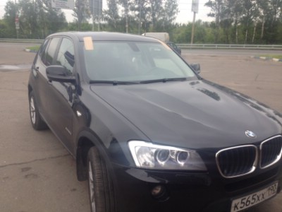 Установка лобового стекла BMW X3 F25 5D 2013-2014