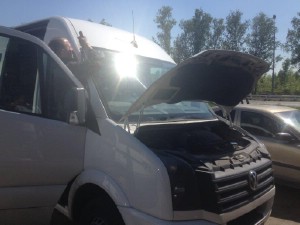 Установка лобового стекла Volkswagen Crafter 2006-