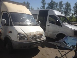 Установка лобового стекла Volkswagen Crafter 2006-