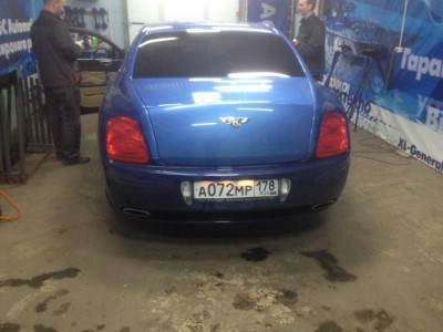 Установка лобового стекла Bentley Continental 4D Sed 2005-2013