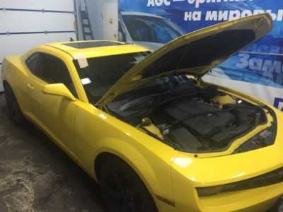 Установка лобового стекла CHEVROLET CAMARO 2D 2010-2011