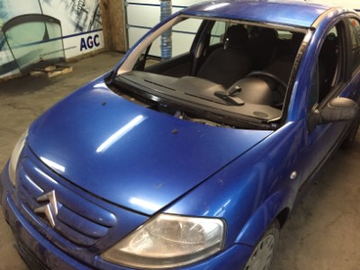 Установка лобового стекла CITROEN C3 5D HB 2002-2009