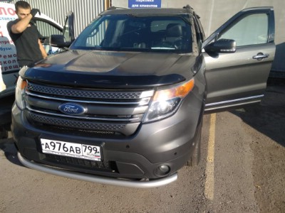 Установка лобового стекла Ford Explorer 5D 2011-