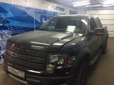 Установка лобового стекла FORD F-SERIES 2011-