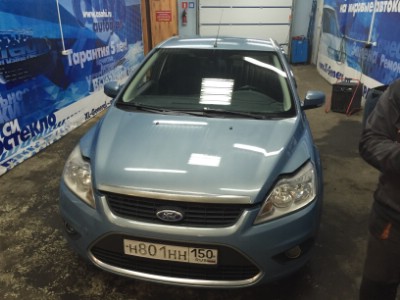 Установка лобового стекла FORD FOCUS II 4D SED, 3D5D HB, унив. [обогр) 2006-2011