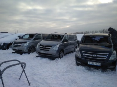 Установка лобового стекла Hyundai H1 Grand Starex -