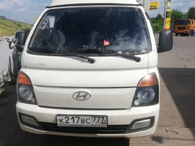 Установка лобового стекла Hyundai Porter II -