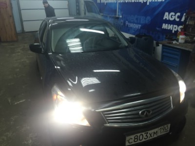 Установка лобового стекла INFINITI G35G25 4D SED 2005-