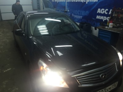 Установка лобового стекла INFINITI G35G25 4D SED 2005-