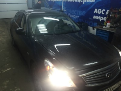 Установка лобового стекла INFINITI G35G25 4D SED 2005-