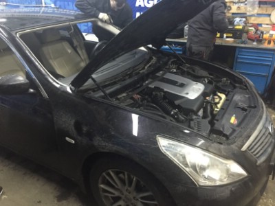 Установка лобового стекла INFINITI G35G25 4D SED 2005-