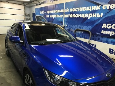 Установка лобового стекла Kia Optima -