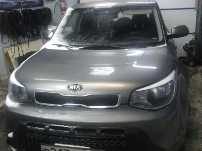 Установка заднего стекла Kia Soul 5D HB 2009-2014