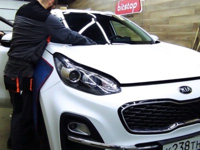 Установка лобового стекла Kia Sportage 5D Ranger 2016-