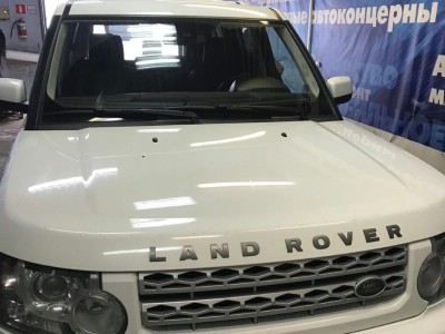 Установка заднего стекла Landrover Discovery III -