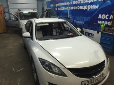 Установка лобового стекла Mazda 6 2007-2012