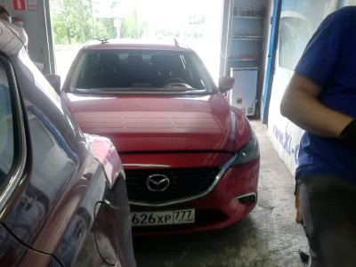 Установка лобового стекла Mazda 6 III 4D Sed 5D Hb 2012-