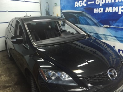 Установка лобового стекла MAZDA CX-7 2007-