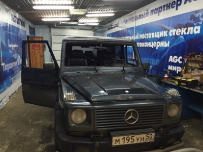 Установка лобового стекла MERCEDES G (W463) GELANDEWAGEN -