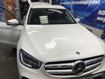 Установка заднего стекла Mercedes GLC Ranger 5D 2015-