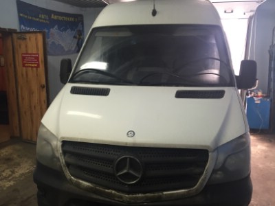 Установка лобового стекла Mercedes SPRINTER VOLKSWAGEN CRAFTER VAN 2006-