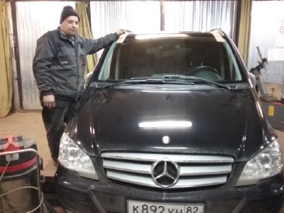 Установка лобового стекла Mercedes Vito, Viano Cl (w639) 2003