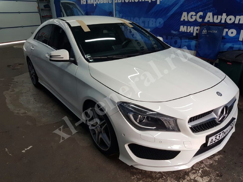 Установка автостекла Mercedes W205 2014-