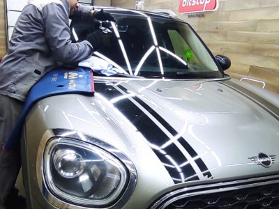 Установка лобового стекла Mini Cooper -