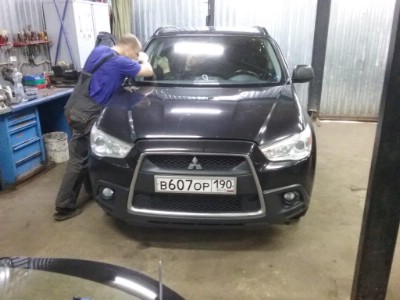 Установка лобового стекла MITSUBISHI ASX 5D -