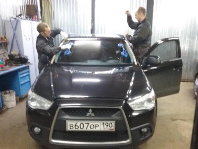 Установка лобового стекла MITSUBISHI ASX 5D -