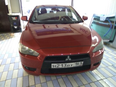 Установка лобового стекла MITSUBISHI LANCER X 4D SED 2007-2017