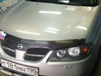 Установка лобового стекла Nissan Almera N16 4D 2000-