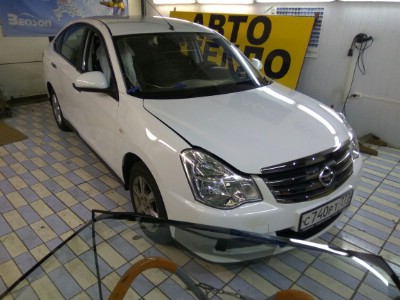 Установка автостекла Nissan Almera NEW 2012-