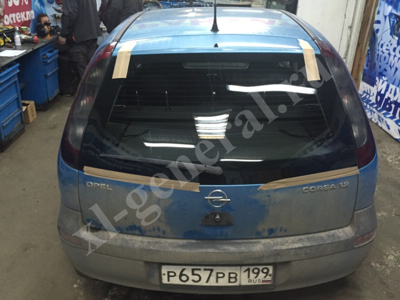 Заднее стекло OPEL CORSA C HB 2000-2006