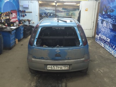 Замена заднего стекла OPEL CORSA C  HB 2000-2006