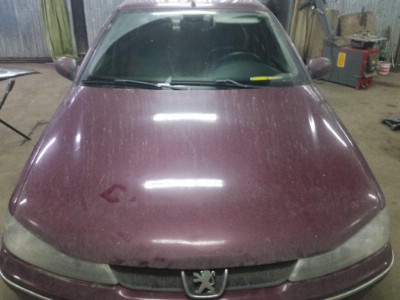 Установка заднего стекла Peugeot 406 -