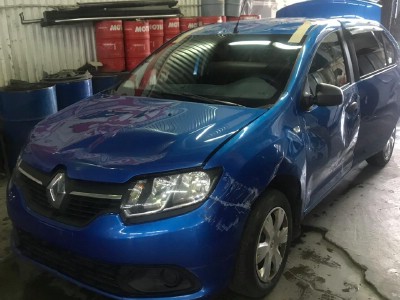 Установка лобового стекла Renault Sandero Logan 4D, 5D 2014-