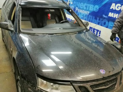 Установка лобового стекла SAAB 9-3 4D SED, Sport Combi 5D Cadillac BLS 4D 2002-2012