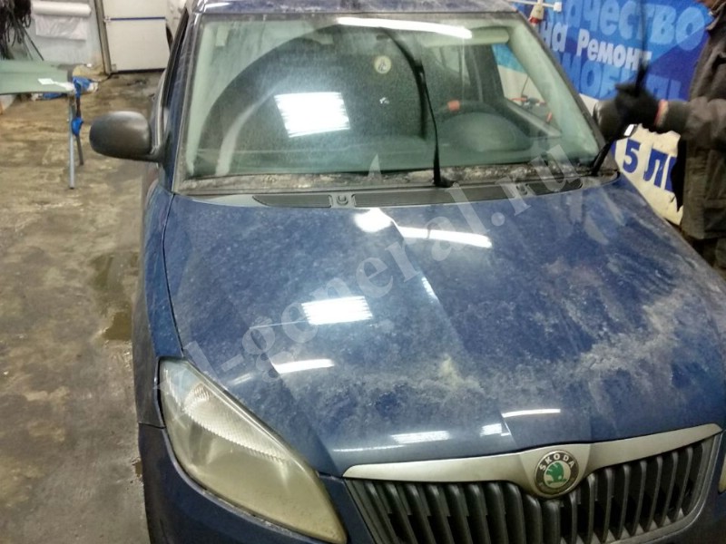 Установка автостекла Skoda Fabia II 2007-2014