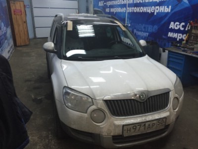 Установка лобового стекла SKODA YETI RANGER 5D 2009-2013