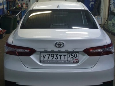 Установка лобового стекла Toyota Camry 4D Sed 2018-