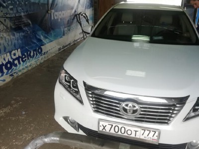 Установка лобового стекла Toyota Camry V55 2011-