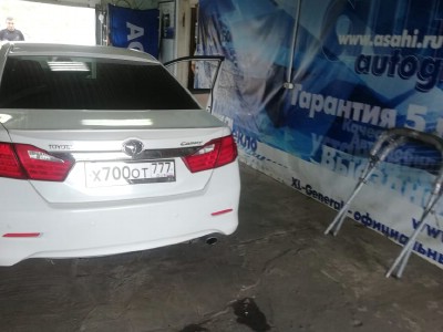 Установка лобового стекла Toyota Camry V55 2011-