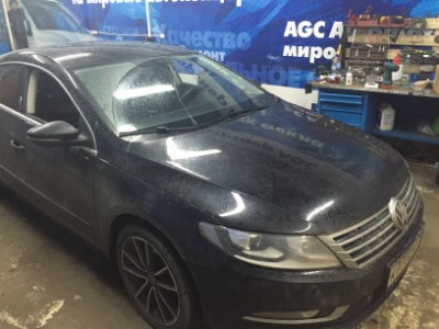 Установка лобового стекла Volkswagen Passat CC 4D 2012-