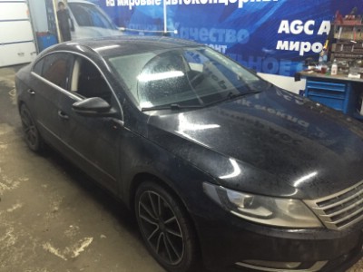 Установка лобового стекла Volkswagen Passat CC 4D 2012-