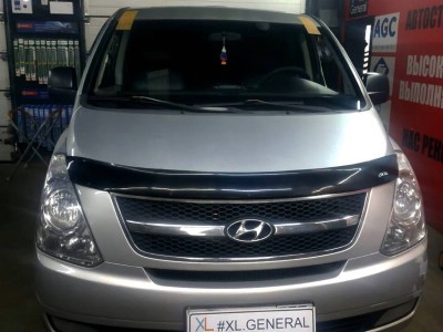 Установка лобового стекла Hyundai Grand Starex -