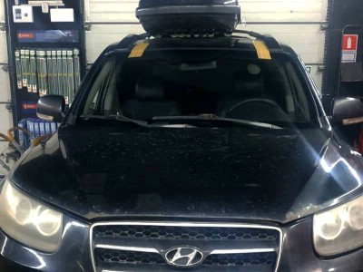 Установка лобового стекла Hyundai Santa Fe 2006-2012