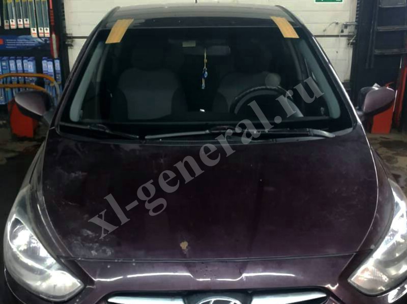Установка автостекла Hyundai Solaris 2010-2017