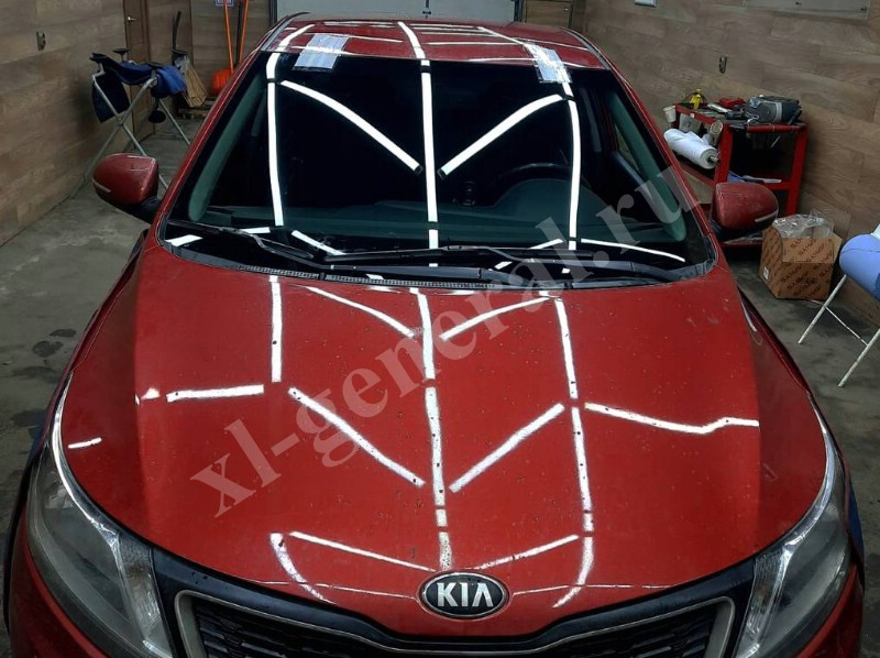 Установка лобового стекла Kia Rio III 2010-2017