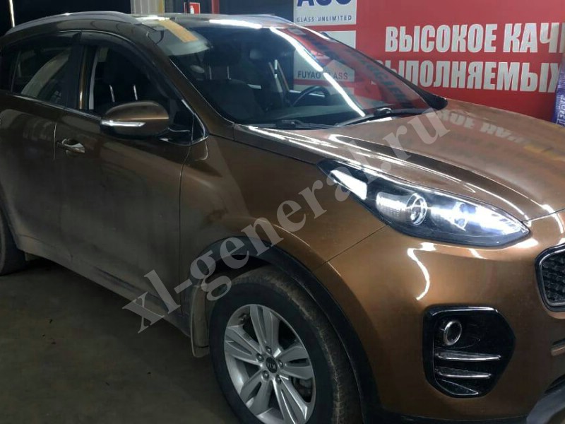 Установка лобового стекла Kia Sportage -